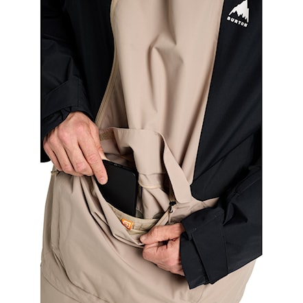 Bunda na snowboard Burton Reserve Relax 2L Anorak summit taupe/true black 2026 - 4