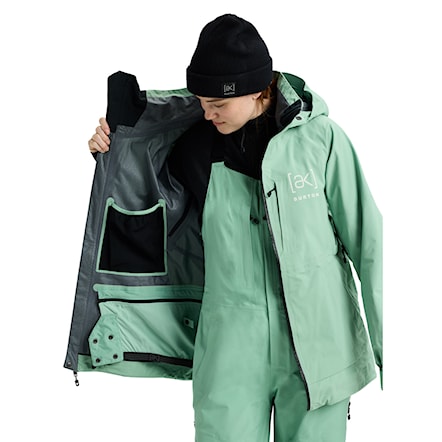 Bunda na snowboard Burton Wms [ak] Gore Kimmy 3L Jacket soft sage 2026 - 7