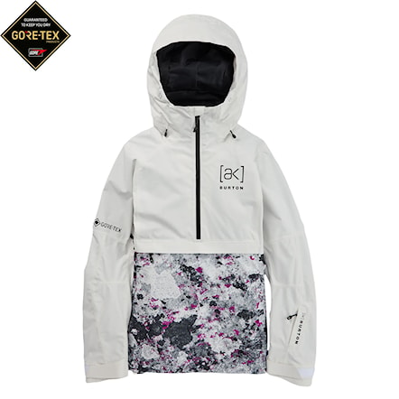 Snowboard Jacket Burton Wms [ak] Gore Kimmy Anorak stout white/very berry lichen 2023 - 1