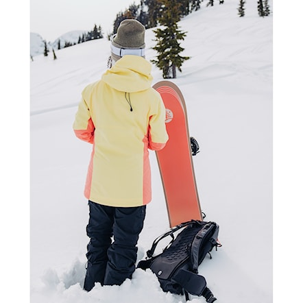 Snowboard Jacket Burton Wms [ak] Gore Upshift Jacket buttermilk/reef pink 2024 - 4