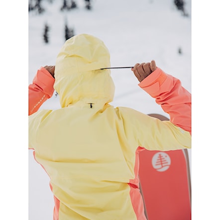 Kurtka snowboardowa Burton Wms [ak] Gore Upshift Jacket buttermilk/reef pink 2024 - 5