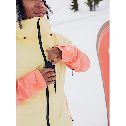 Bunda na snowboard Burton Wms [ak] Gore Upshift Jacket buttermilk/reef pink 2024 - 7