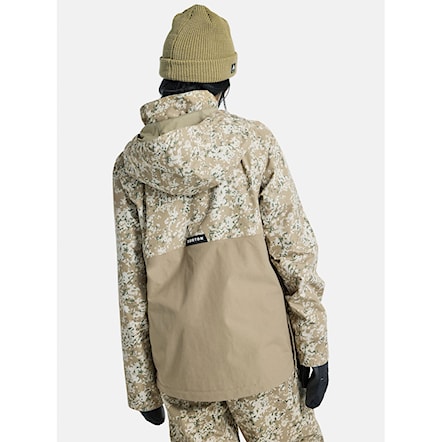 Bunda na snowboard Burton Wms Frostner Anorak snowfall camo/summit taupe 2025 - 2