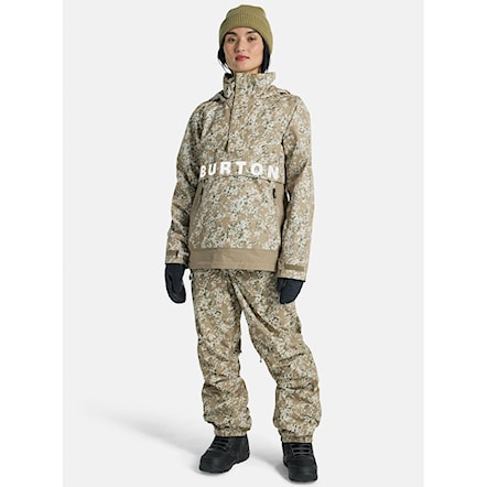 Kurtka snowboardowa Burton Wms Frostner Anorak snowfall camo/summit taupe 2025 - 3