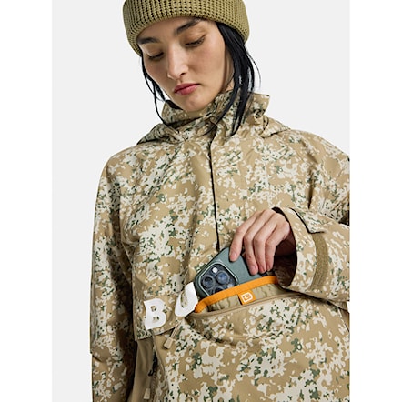 Bunda na snowboard Burton Wms Frostner Anorak snowfall camo/summit taupe 2025 - 5