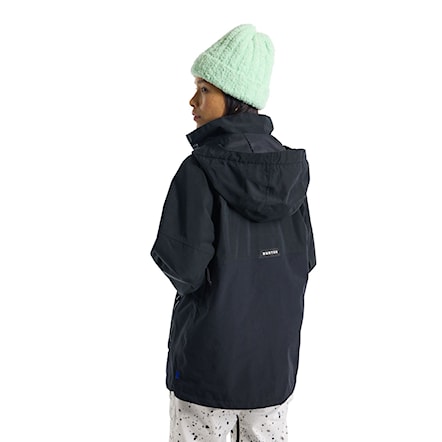 Kurtka snowboardowa Burton Wms Frostner Anorak true black/stout white 2025 - 2