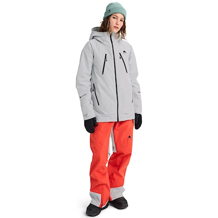 Bunda na snowboard Burton Wms GORE-TEX Reserve 2L Insulated Jacket grey cloud 2026 - 9