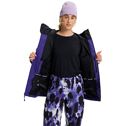 Kurtka snowboardowa Burton Wms GORE-TEX Reserve 2L Jacket prism violet/true black/grey 2026 - 3