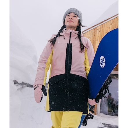 Snowboard Jacket Burton Wms Prowess 2.0 Jacket powder blush/sulfur/true black 2024 - 3