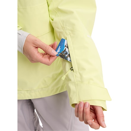 Kurtka snowboardowa Burton Wms Reserve 2L Relaxed Anorak glow yellow green 2026 - 6