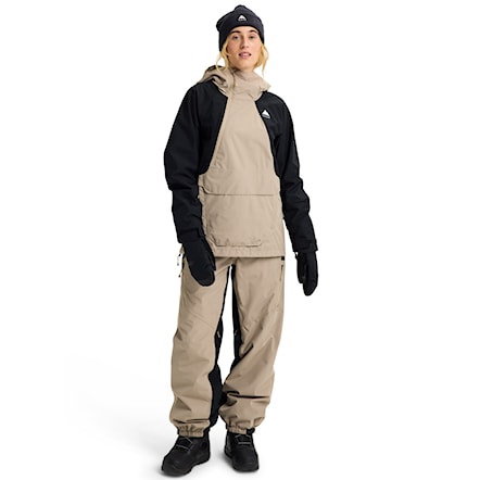 Kurtka snowboardowa Burton Wms Reserve 2L Relaxed Anorak summit taupe/true black 2026 - 8
