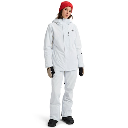 Bunda na snowboard Burton Wms Reserve 2L Stretch Insulated Slim Jacket stout white 2026 - 5
