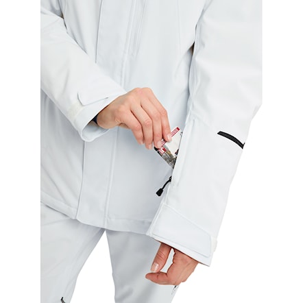 Bunda na snowboard Burton Wms Reserve 2L Stretch Insulated Slim Jacket stout white 2026 - 4