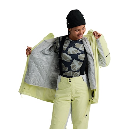 Kurtka snowboardowa Burton Wms Reserve 3 In 1 Jacket glow yellow green/grey cl 2026 - 3