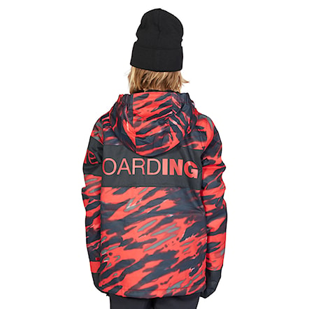 Snowboard Jacket DC Propaganda Youth angled tie dye racing red 2023 - 3