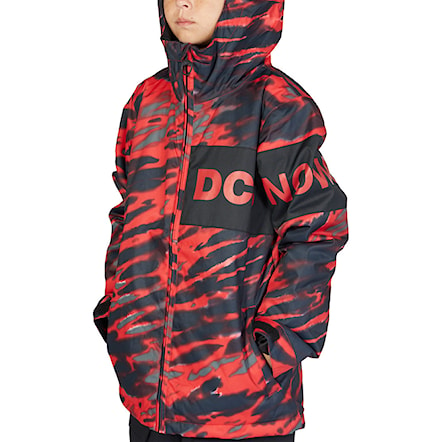 Snowboard Jacket DC Propaganda Youth angled tie dye racing red 2023 - 6