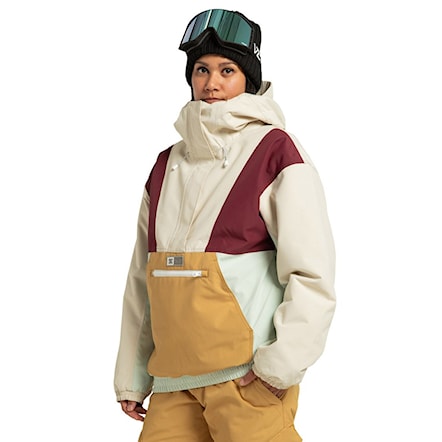 Bunda na snowboard DC Wms Chalet Anorak oatmeal 2026 - 3