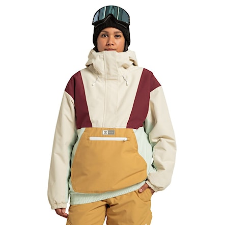 Bunda na snowboard DC Wms Chalet Anorak oatmeal 2026 - 1