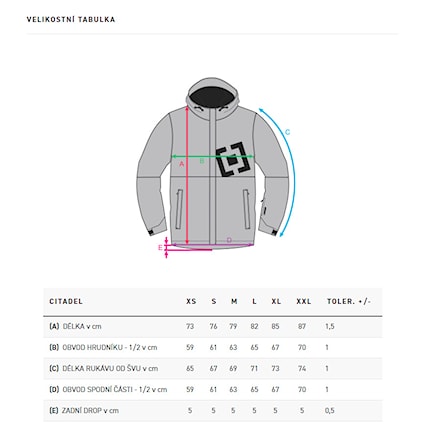 Bunda na snowboard Horsefeathers Citadel black/mojave 2025 - 3