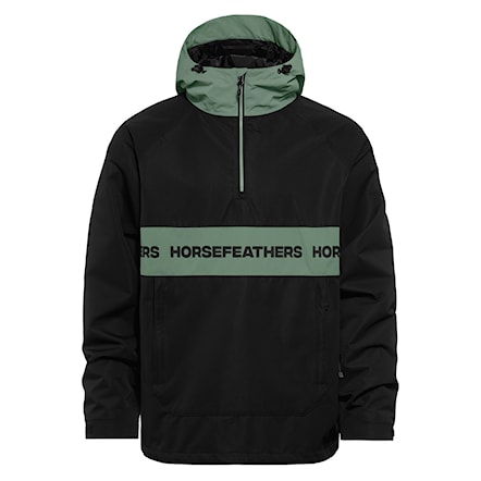 Kurtka snowboardowa Horsefeathers Gordie black/iceberg green 2026 - 3