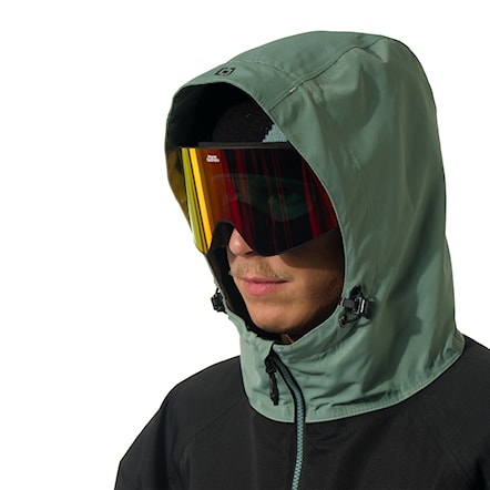 Kurtka snowboardowa Horsefeathers Gordie black/iceberg green 2026 - 6