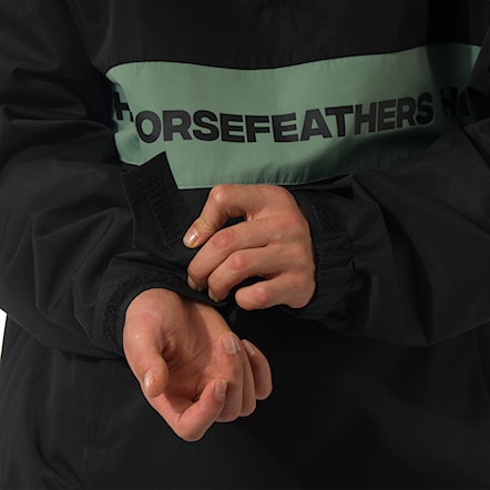 Kurtka snowboardowa Horsefeathers Gordie black/iceberg green 2026 - 7