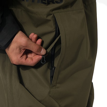 Kurtka snowboardowa Horsefeathers Gordie black/olive night 2026 - 10