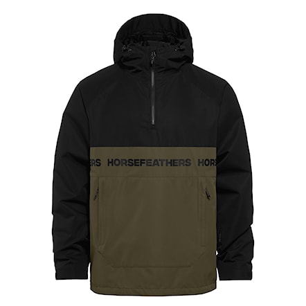 Kurtka snowboardowa Horsefeathers Gordie black/olive night 2026 - 4