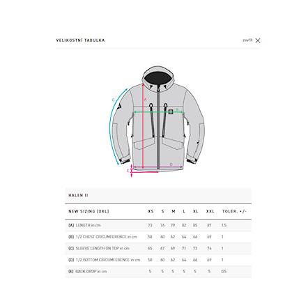 Bunda na snowboard Horsefeathers Halen II Shell iguana 2024 - 3