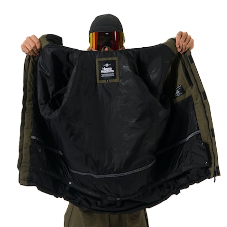 Bunda na snowboard Horsefeathers Ranger olive night 2026 - 15