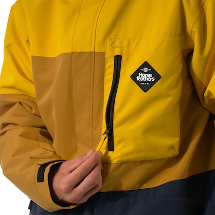 Snowboard Jacket Horsefeathers Ranger yellow/amber gold 2026 - 9