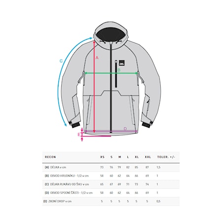 Bunda na snowboard Horsefeathers Recon black 2026 - 4