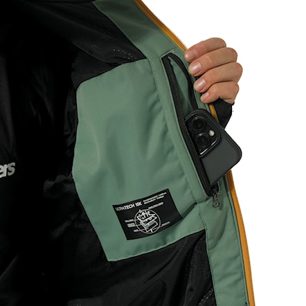 Bunda na snowboard Horsefeathers Recon iceberg green/black 2026 - 12
