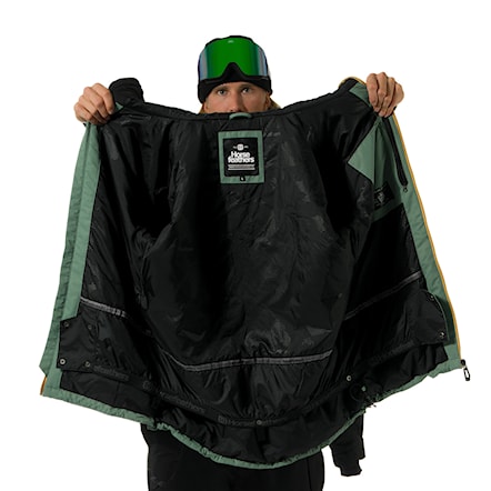 Bunda na snowboard Horsefeathers Recon iceberg green/black 2026 - 16