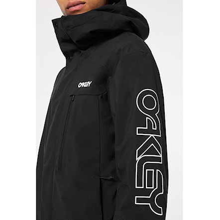 Kurtka snowboardowa Oakley TNP TBT Insulated Jacket black/white logo 2024 - 6
