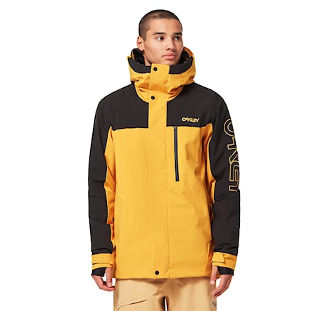 Kurtka snowboardowa Oakley TNP TBT Shell Jacket amber yellow/blackout 2024 - 1