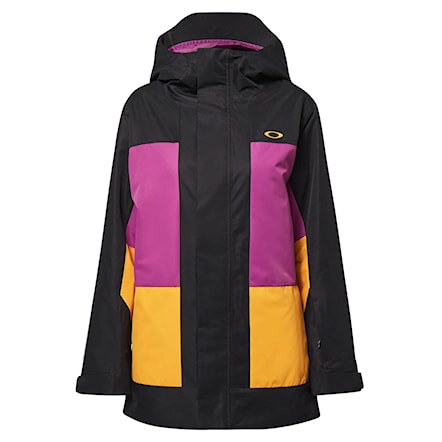 Bunda na snowboard Oakley Wms Beaufort RC Insulated Jacket black/purple/amber yellow 2023 - 1