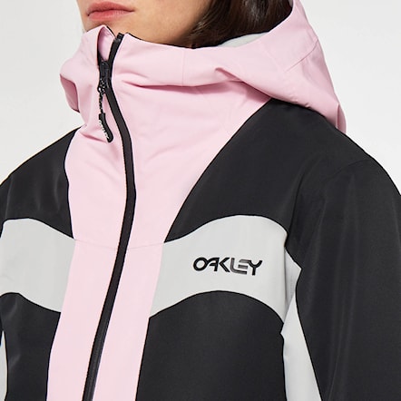 Kurtka snowboardowa Oakley Wms Tnp Tbt Rc Insulated Jacket black/lunar rock/pink flw 2023 - 12