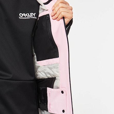 Bunda na snowboard Oakley Wms TNP TBT RC Insulated Jacket black/lunar rock/pink flw 2023 - 16