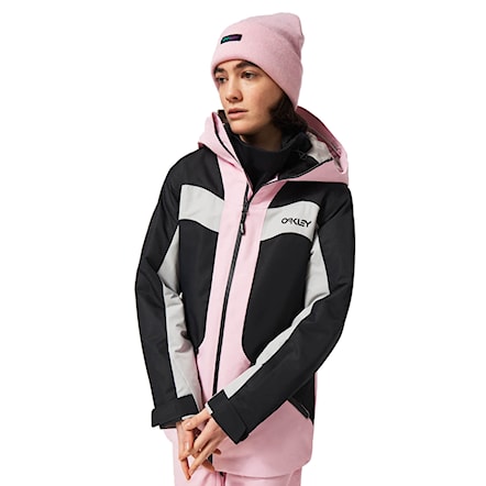 Kurtka snowboardowa Oakley Wms Tnp Tbt Rc Insulated Jacket black/lunar rock/pink flw 2023 - 1