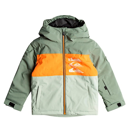 Snowboard Jacket Quiksilver Groomer Kids Jacket sea spray 2025 - 1