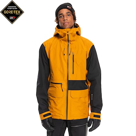 Snowboard Jacket Quiksilver Highline Pro S Carlson 3L Gore buckthorn brown 2023 - 1