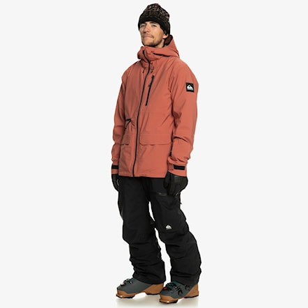 Snowboard Jacket Quiksilver Sammy Carlson Stretch Quest marsala 2024 - 4