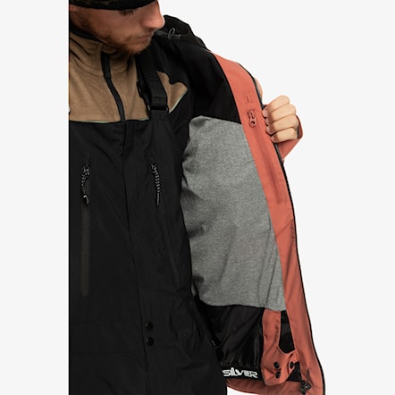 Snowboard Jacket Quiksilver Sammy Carlson Stretch Quest marsala 2024 - 7