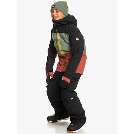 Snowboard Jacket Quiksilver Side Hit Youth true black 2024 - 4