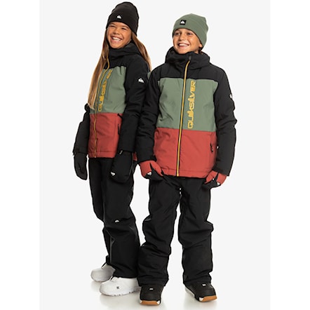 Snowboard Jacket Quiksilver Side Hit Youth true black 2024 - 5