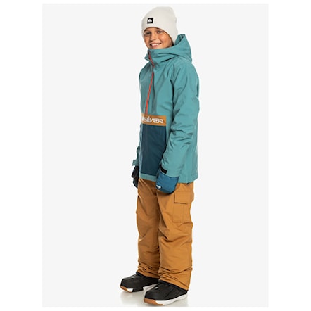 Snowboard Jacket Quiksilver Steeze Youth brittany blue 2024 - 5