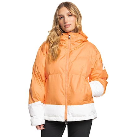 Snowboard Jacket Roxy Chloe Kim Puffy mock orange 2024 - 1
