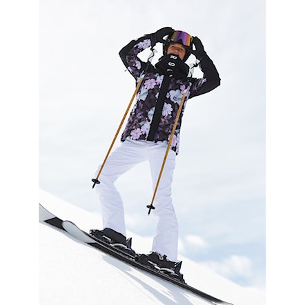 Kurtka snowboardowa Roxy Galaxy true black blurry flower 2024 - 4