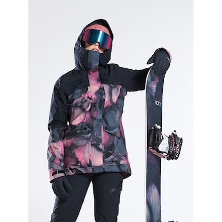 Snowboard Jacket Roxy Gore-Tex Glade true black pansy pansy 2024 - 12